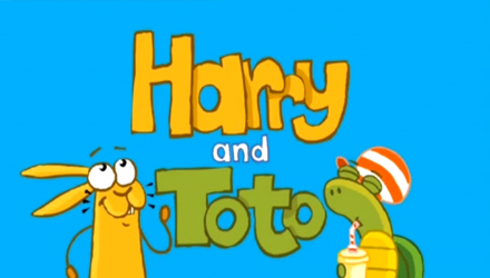 logo Harry and Toto avec un lapin et une tortue 