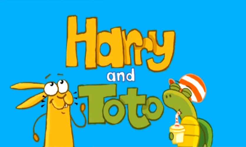 logo Harry and Toto avec un lapin et une tortue 